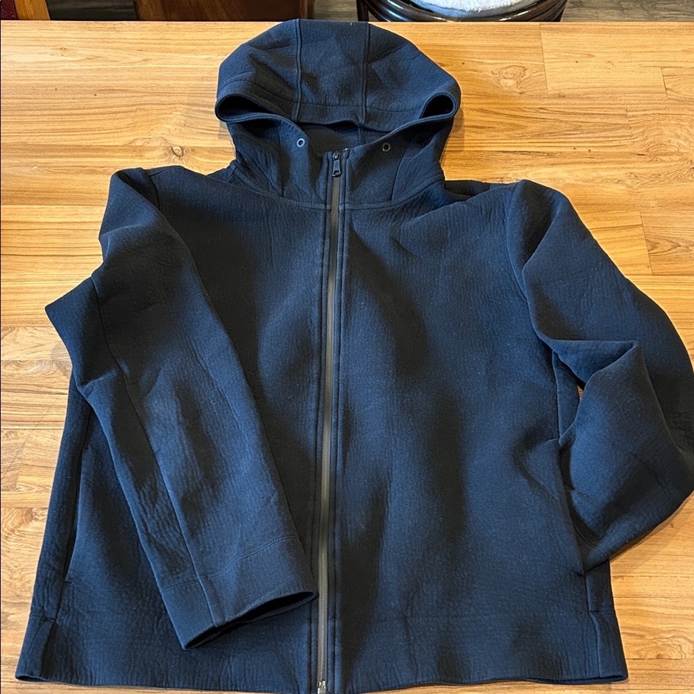 Large Everlane Black Hooded Jacket